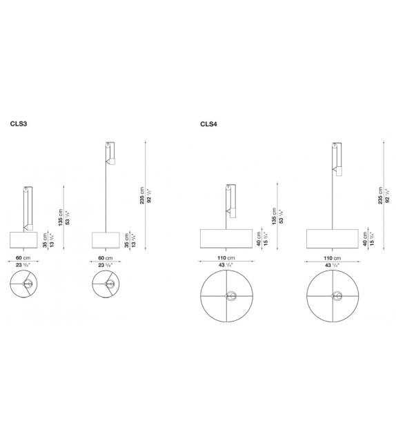 Leukon Maxalto Round Suspension Lamp