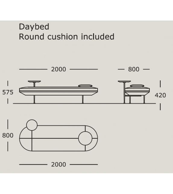 Canoe Daybed Wendelbo