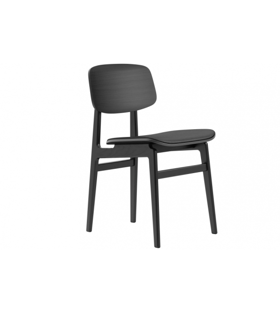 NY11 Dining Chair Norr11 Sedia con Seduta Rivestita