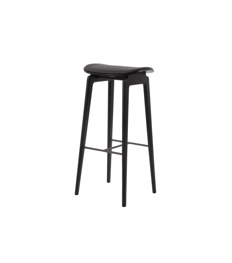 NY11 Bar Chair Norr11 Sgabello con Seduta Rivestita