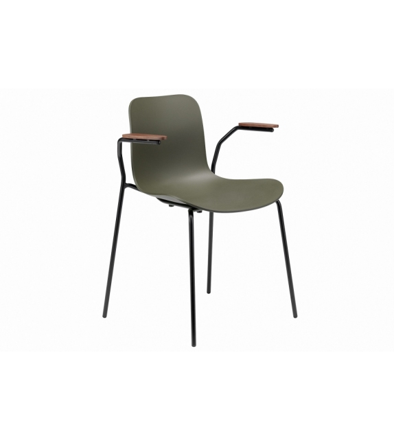 Langue Stack Norr11 Chair with Armrests