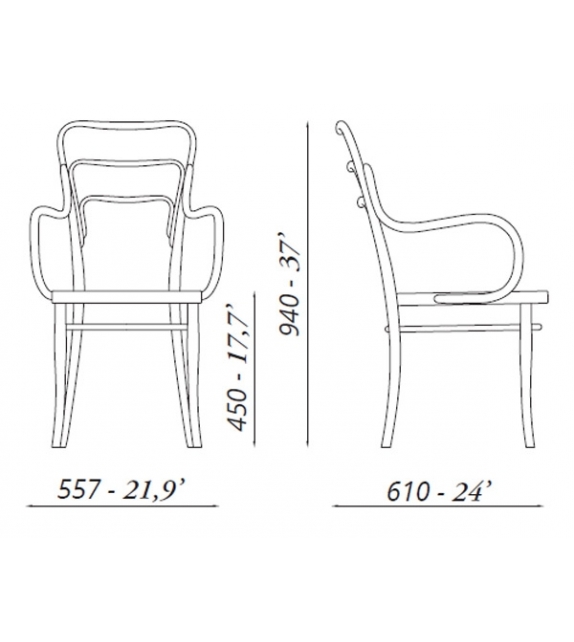 Versandfertig - Vienna 144 Stuhl Gebrüder Thonet Vienna