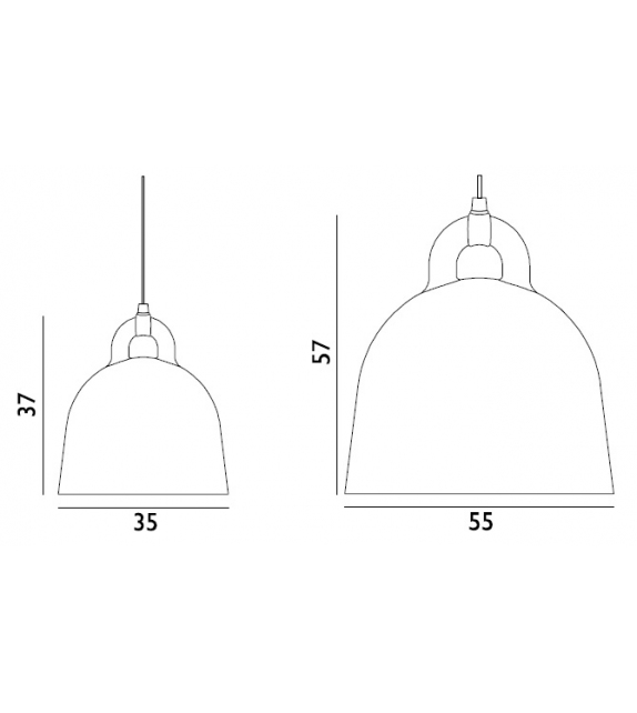 Versandfertig - Bell Normann Copenhagen Pendelleuchte