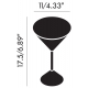 Plum Martini Glass Set of 2 Tom Dixon