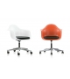 Eames Plastic Armchair PACC Chaise Pivotant Avec Coussin Vitra