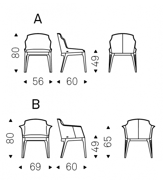 Musa Cattelan Italia Petit Fauteuil