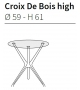 Croix De Bois High Coffee Table Ceccotti Collezioni