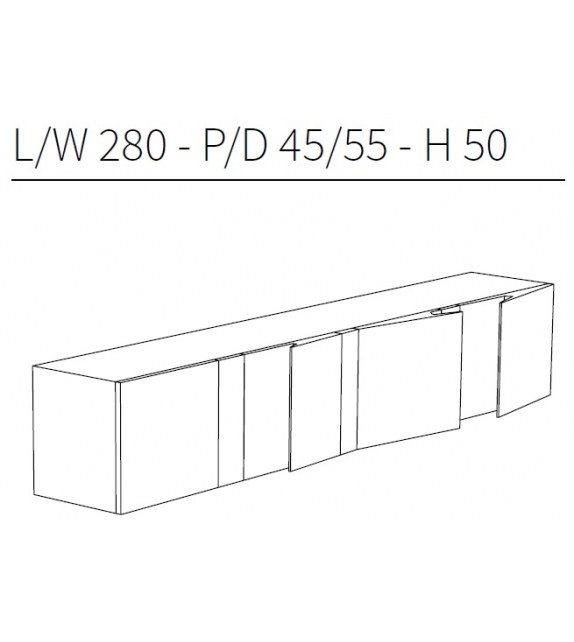 Blade Sideboard Ceccotti Collezioni