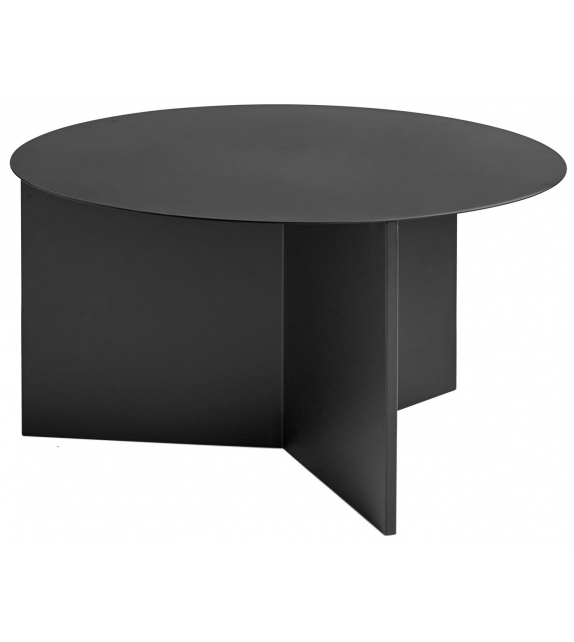 Slit Table Round Mesita Hay