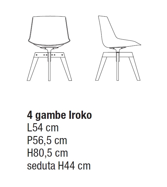 Flow Chair Iroko MDF Italia Outdoor Chaise