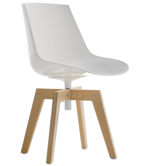 Flow Chair Iroko MDF Italia Outdoor Sedia