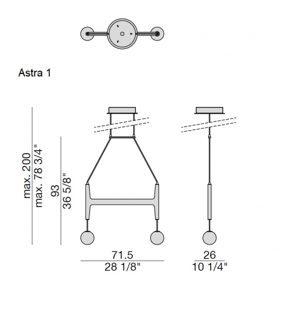 Astra Porada Suspension Lamp