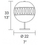 Arabesque 6996/L1  MMLampadari Lampe de Table