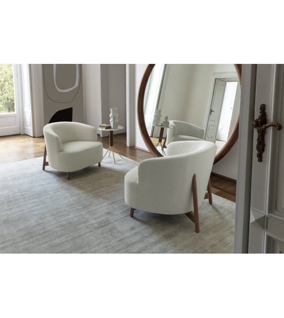 Copine wood Porada Armchair