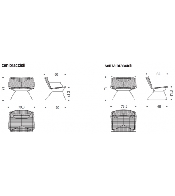 Neil Twist Armchair MDF Italia Outdoor