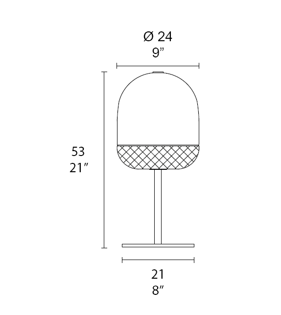 Balloton 7213/L1 MMLampadari Tischleuchte