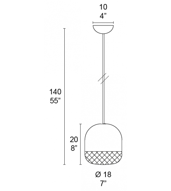 Balloton 7213/1 Pill Mini MMLampadari Hängelampe