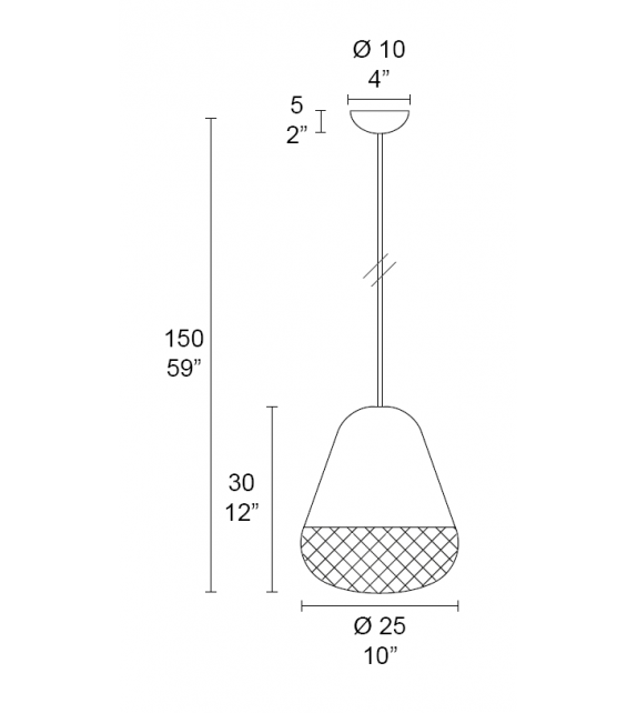 Balloton 7212/1 Acorn MMLampadari Hängelampe