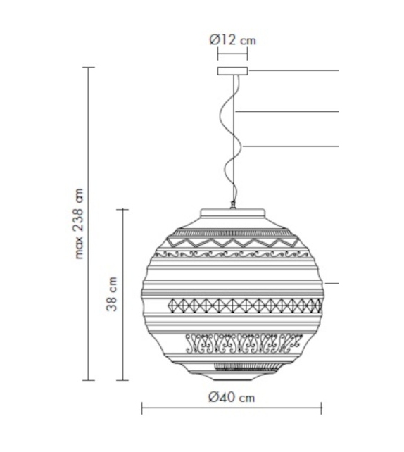 Braille Karman Pendant Lamp