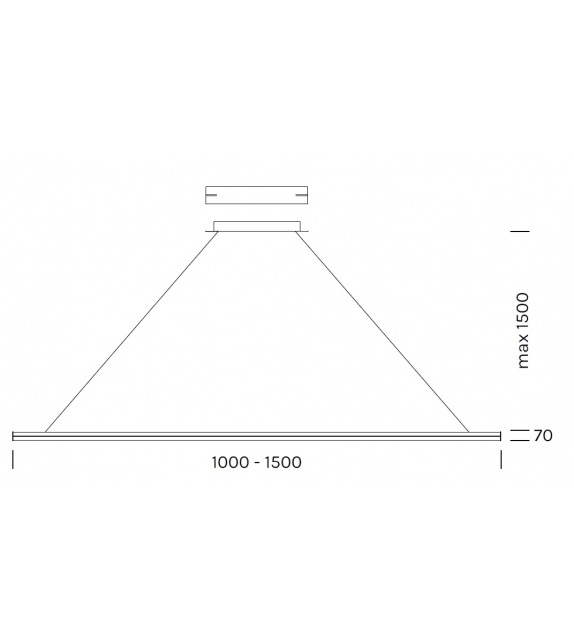 Poly Linear Olev Lámpara de Suspensión