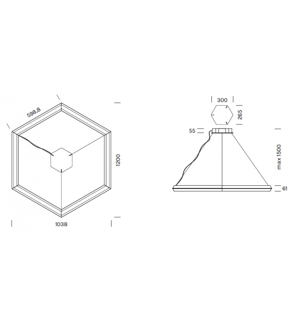 Exagon Olev Suspension Lamp