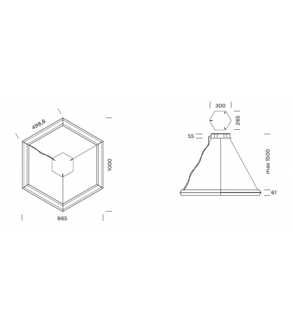 Exagon Olev Suspension Lamp