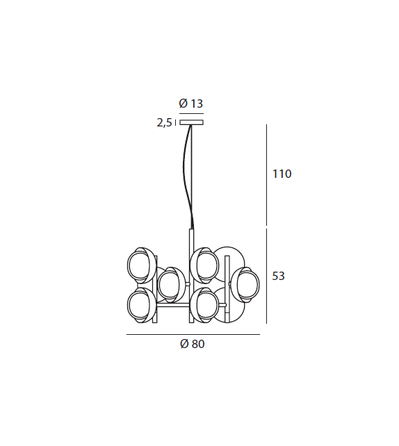 554 Muse Tooy Chandelier