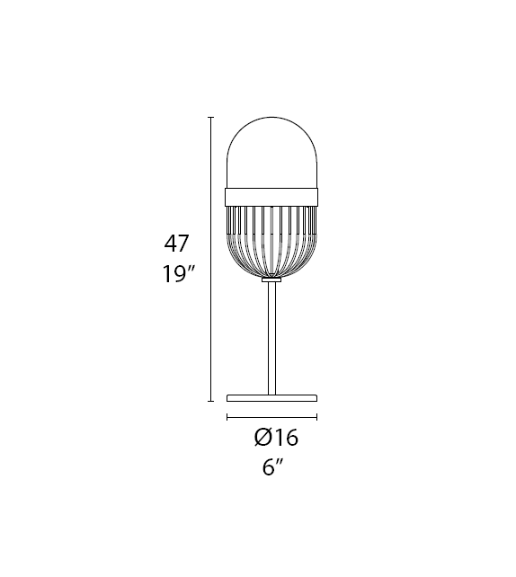 Pill 7237/L1 MMLampadari Lampe de Table