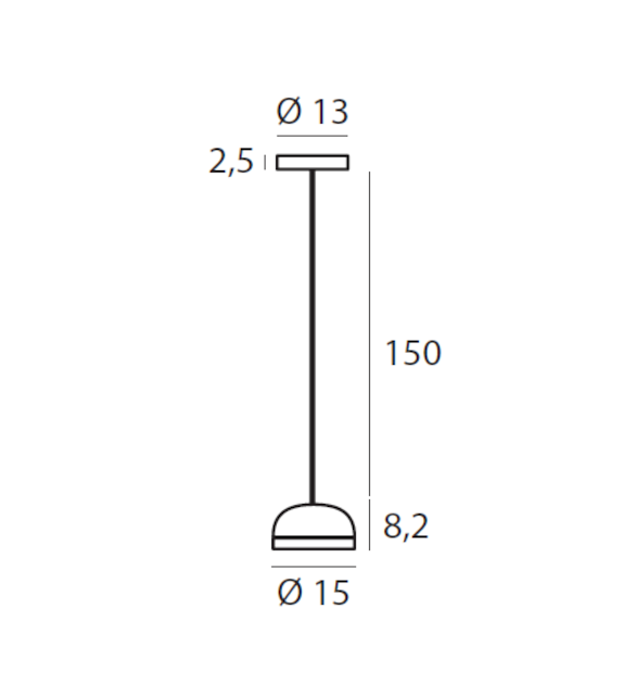 556 Molly Tooy Suspension Lamp