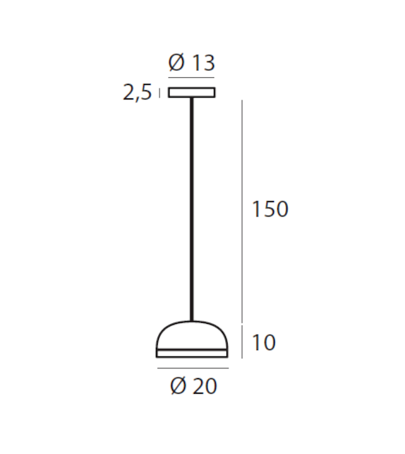 556 Molly Tooy Suspension Lamp