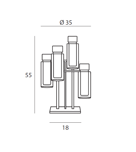 560 Osman Tooy Table Lamp