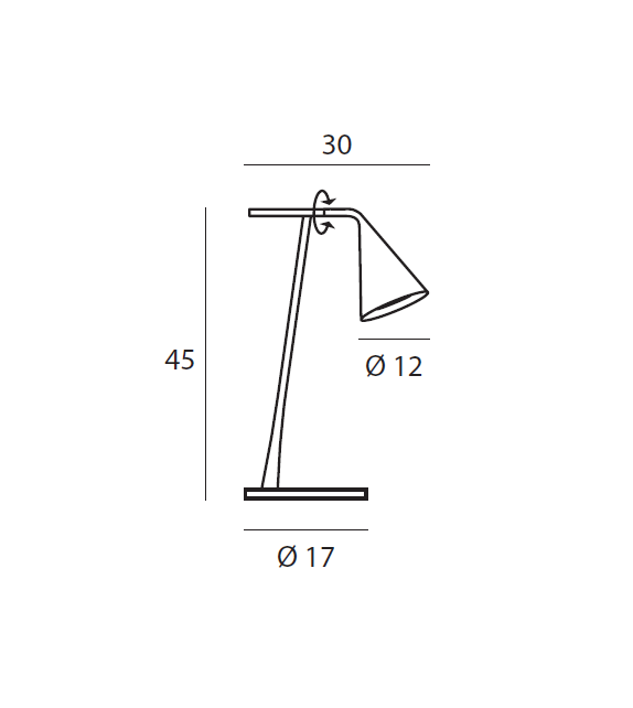 561 Gordon Tooy Lampe de Table