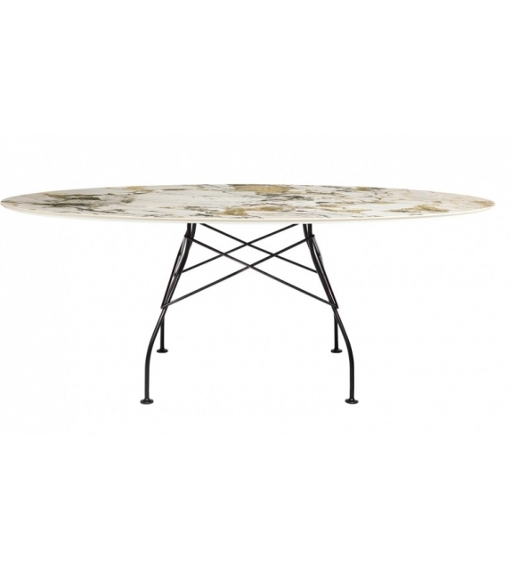 Glossy Marble Table Kartell