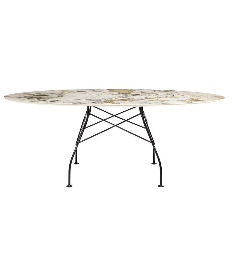 Glossy Marble Table Kartell