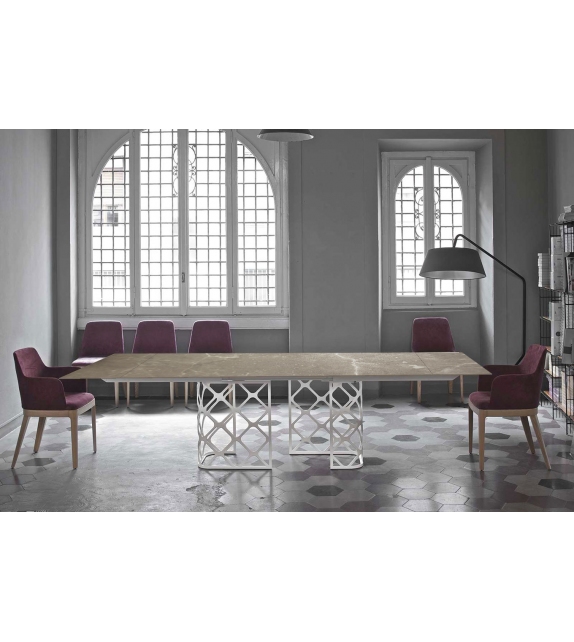 Majesty Rectangulaire Marbre Extensible Bontempi Table