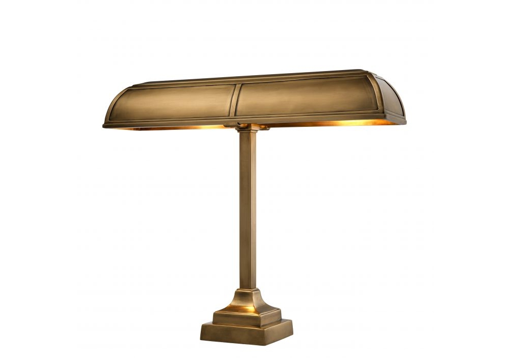 bankers brass desk lamp