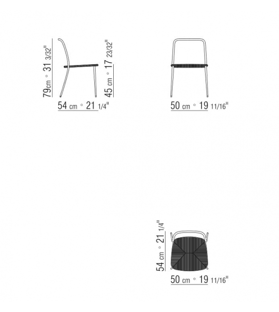 First Steps Outdoor Chair Flexform