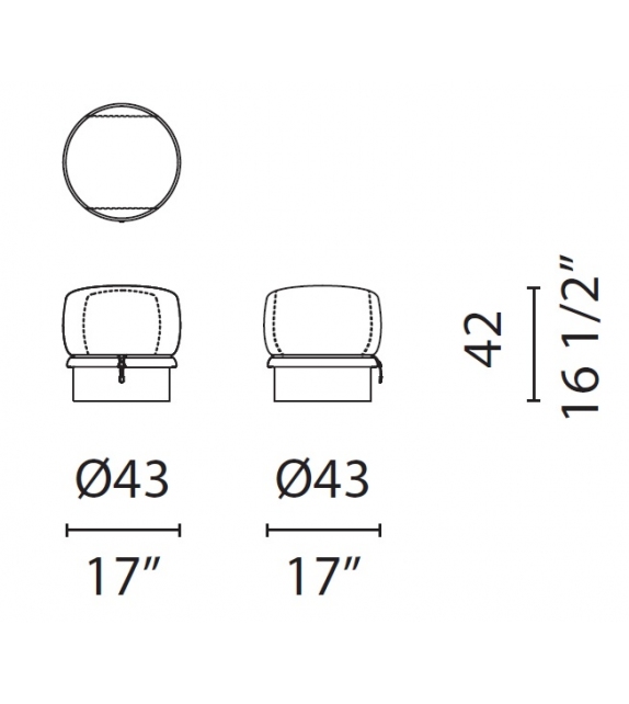 Pouf Lud'o Lounge Cappellini