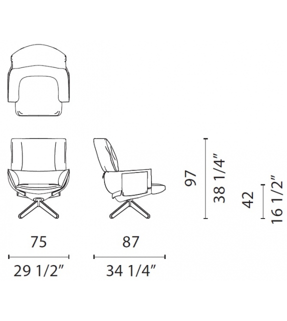 Lud'o Lounge Cappellini Butaca