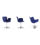 Juli Soft Cappellini Small Armchair with Goblet Base