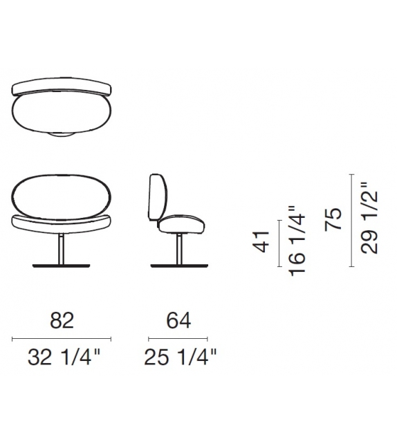 Sunset Fauteuil Cappellini