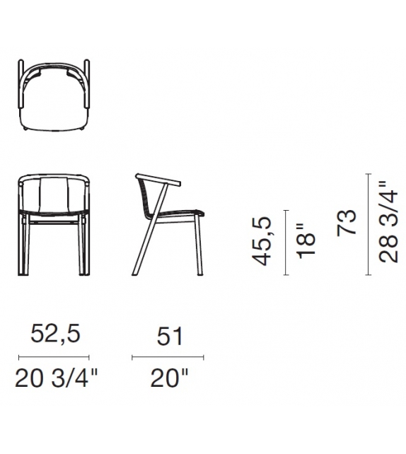 Bac Chair Cappellini - Milia Shop