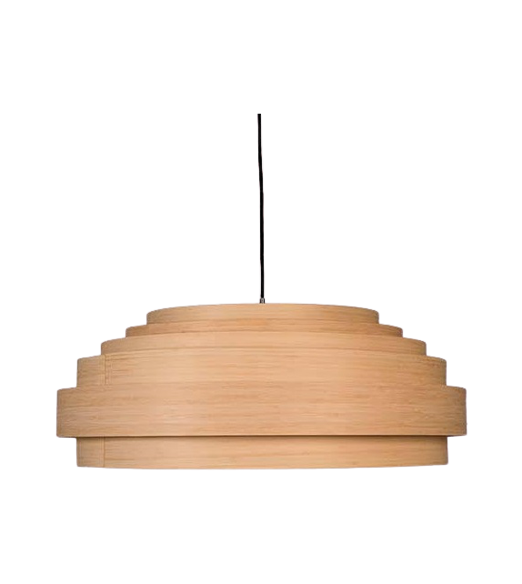 Thin Wood Ay Illuminate Pendant Lamp