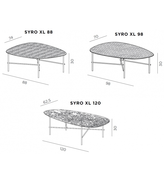 Syro XL DeCastelli Couchtisch