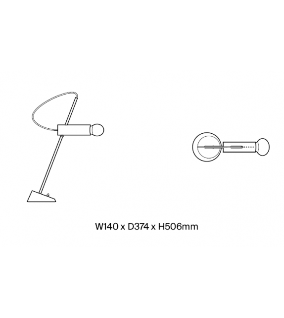 Model 566 Astep Lampada da Tavolo