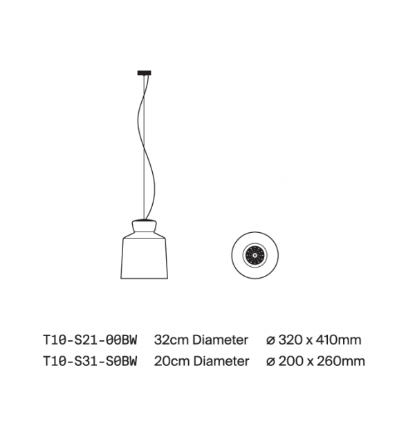 SB Cinquantotto Astep Suspension Lamp