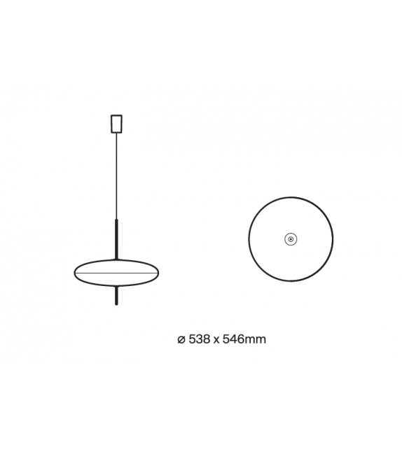 Model 2065 Astep Suspension Lamp