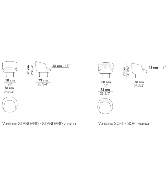 Supplì Arflex Fauteuil