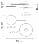 Flat Vibia Lámpara de Techo - 5924