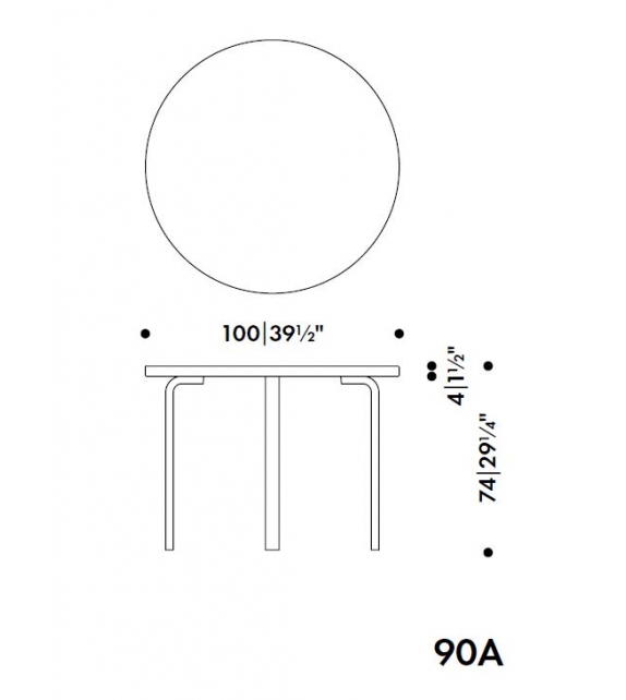 90A Table Artek